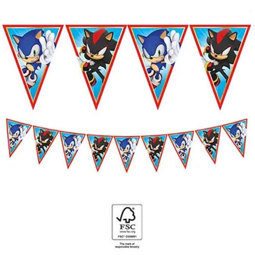 Sonic a sündisznó Sega zászlófüzér FSC 2,3 m