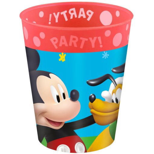 Disney Mickey Rock the House micro prémium műanyag pohár 250 ml