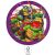 Tini Nindzsa Teknőcök Purple papírtányér 8 db-os 23 cm FSC
