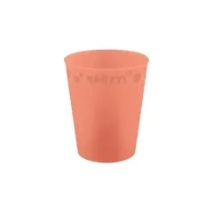   Lazacszín Pastel Salmon micro prémium műanyag pohár 250 ml