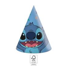 Disney Lilo és Stitch, A csillagkutya Angel parti kalap, csákó 6 db-os FSC