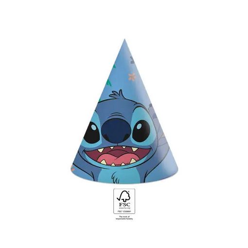 Disney Lilo és Stitch, A csillagkutya Angel parti kalap, csákó 6 db-os FSC