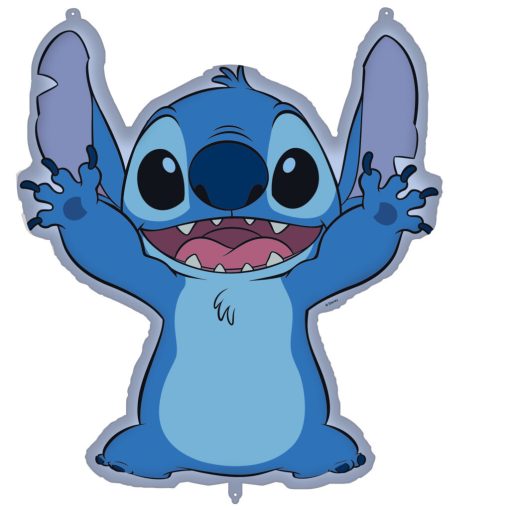 Disney Lilo és Stitch, A csillagkutya Shaped fólia lufi 76x88 cm