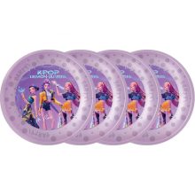 K-pop Démonvadászok Honmoon micro prémium műanyag lapostányér 4 db-os szett 21 cm
