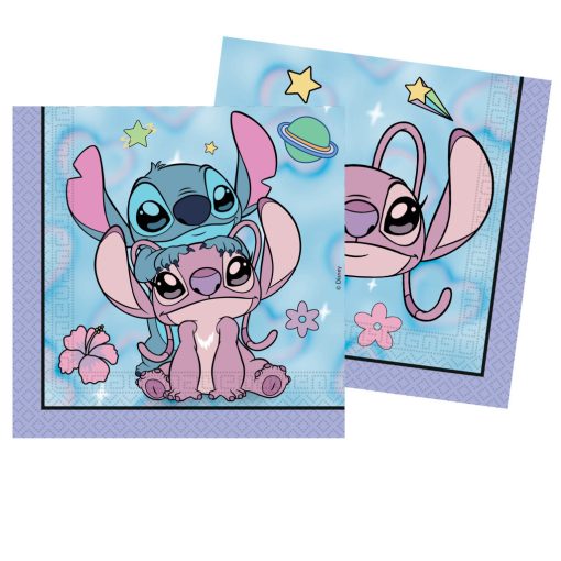 Disney Lilo és Stitch, A csillagkutya Angel Cute szalvéta 20 db-os 33x33 cm FSC