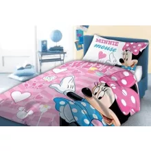 Disney Minnie Sweet gyerek, ovis ágyneműhuzat 100×135cm, 40×60 cm