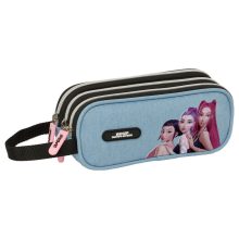 K-pop Démonvadászok Denim Dreams 3 rekeszes tolltartó 21 cm