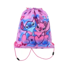 Disney Lilo és Stitch, A csillagkutya Love sporttáska, tornazsák 37 cm