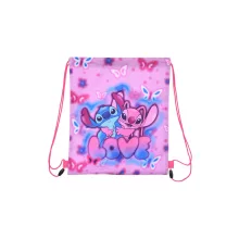 Disney Lilo és Stitch, A csillagkutya Love sporttáska, tornazsák 37 cm