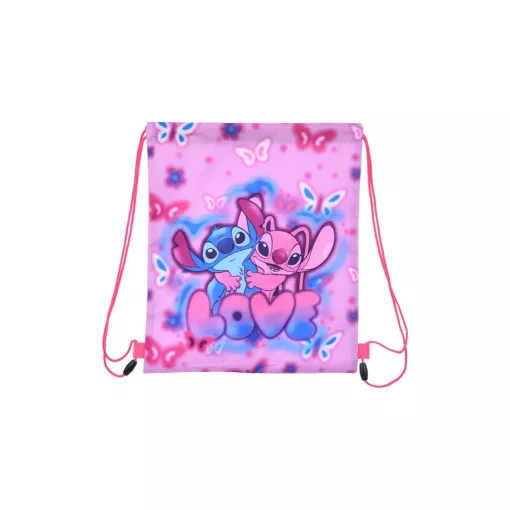 Disney Lilo és Stitch, A csillagkutya Love sporttáska, tornazsák 37 cm