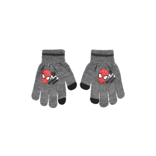 Pókember Grey érintőképernyős gyerek kesztyű