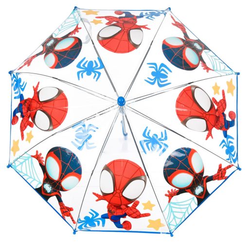 Pókember Spidey Hero gyerek átlátszó esernyő Ø72 cm