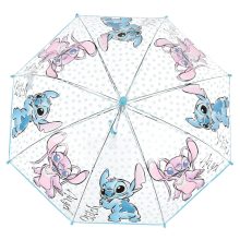 Disney Lilo és Stitch, A csillagkutya Angel gyerek átlátszó esernyő Ø72 cm