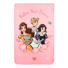 Disney Hercegnők Follow Your Dreams polár takaró 100x150cm