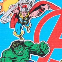 Bosszúállók Vintage kéztörlő, arctörlő, törölköző 40x30 cm