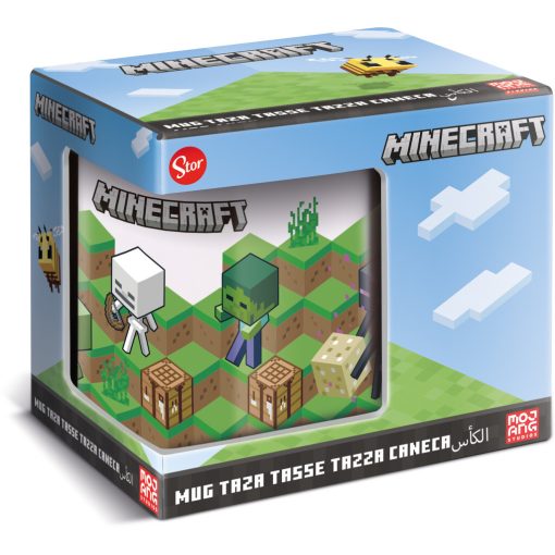 Minecraft TNT Boom porcelán bögre 325 ml (11 oz) Díszdobozban