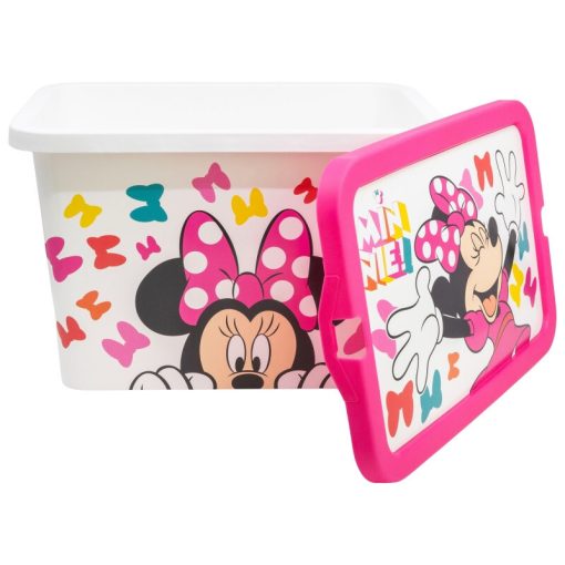 Disney Minnie Edgy Bows műanyag tároló doboz 7 L