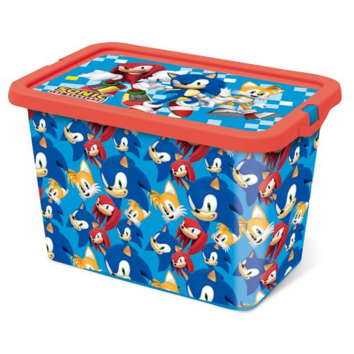 Sonic a sündisznó Friends műanyag tároló doboz 7 L