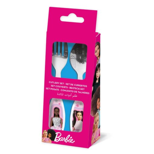 Barbie Stylish fém evőeszköz készlet - 2 darabos
