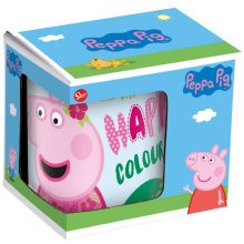 Peppa malac Pink porcelán bögre 235 ml (8 oz) Díszdobozban