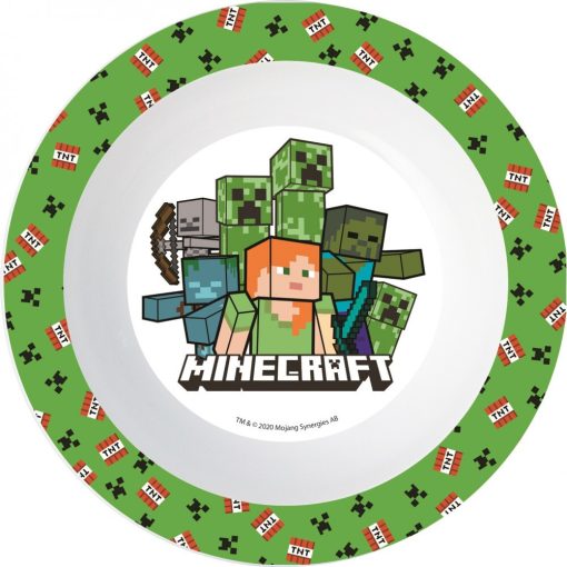 Minecraft Creeper micro mélytányér