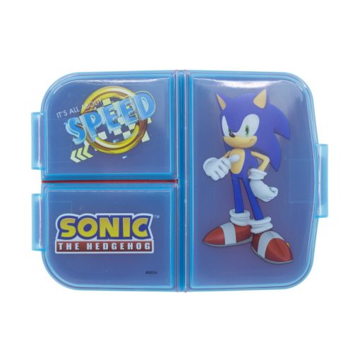 Sonic a sündisznó Speed több rekeszes uzsonnás doboz, szendvicsdoboz