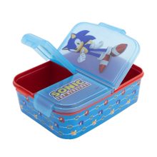 Sonic a sündisznó Speed több rekeszes uzsonnás doboz, szendvicsdoboz