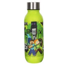 Minecraft Crafting műanyag kulacs csavaros kupakkal 640 ml