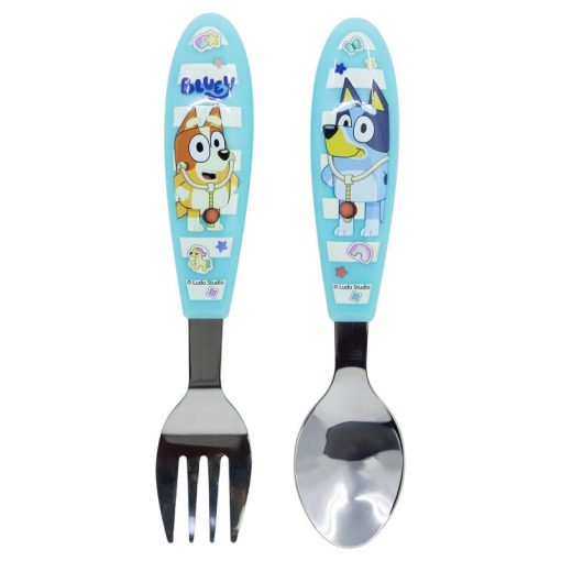 Bluey Yummy fém ergo evőeszköz készlet - 2 darabos