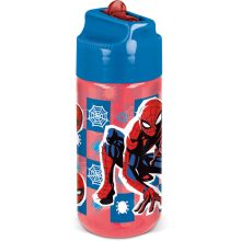 Pókember Midnight Flyer Hydro műanyag szívószálas kulacs 430 ml