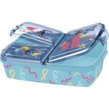 Disney Lilo és Stitch Just több rekeszes uzsonnás doboz, szendvicsdoboz