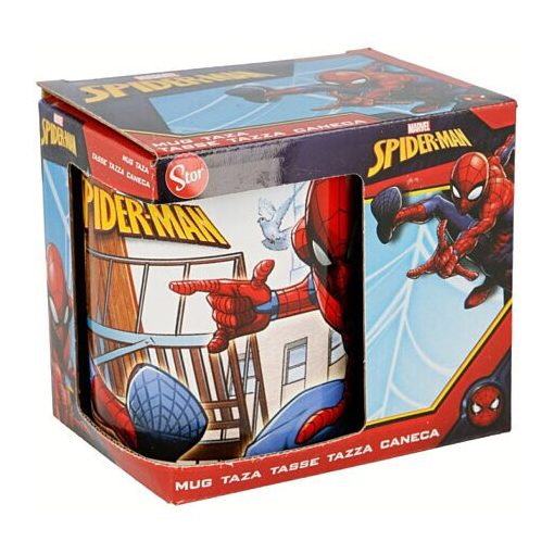 Pókember Streets porcelán bögre 325 ml (11 oz) Díszdobozban