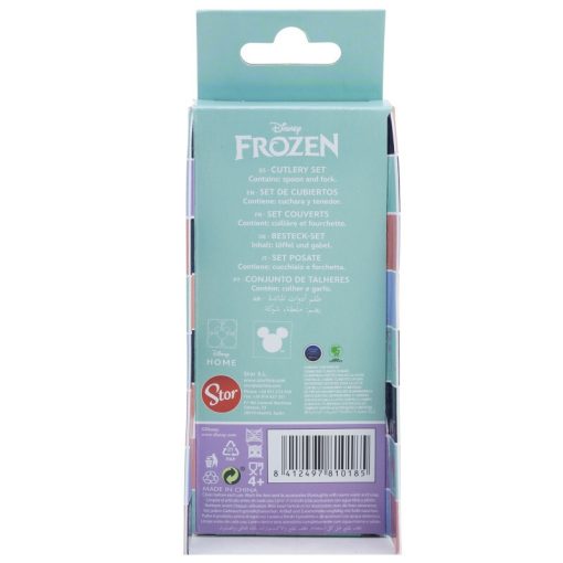 Disney Jégvarázs Snowy Tale fém ergo evőeszköz készlet - 2 darabos