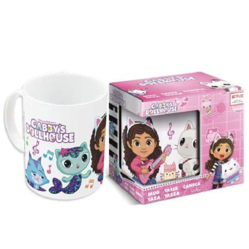 Gabi babaháza Music porcelán bögre 235 ml (8 oz) Díszdobozban
