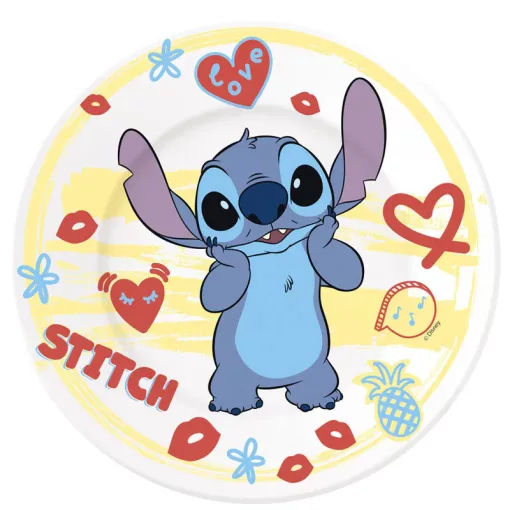 Disney Lilo és Stitch, A csillagkutya Heart porcelán étkészlet Díszdobozban