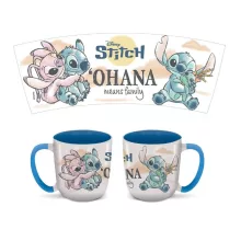 Disney Lilo és Stitch, A csillagkutya Ohana Elite porcelán bögre 380 ml (13 oz) Díszdobozban
