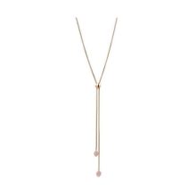 Victoria Rose gold színű rózsaszín köves nyaklánc
