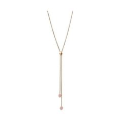 Victoria Rose gold színű rózsaszín köves nyaklánc