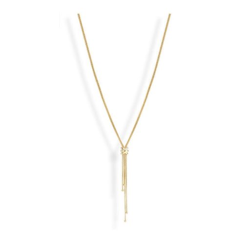 Victoria Arany színű fehér köves nyaklánc