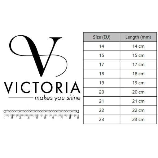 Victoria Rose gold színű színes gyöngyös karkötő