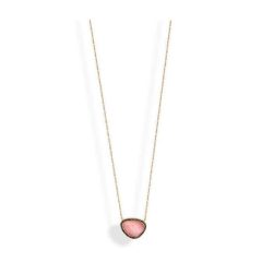 Victoria Rose gold színű rózsaszín köves nyaklánc