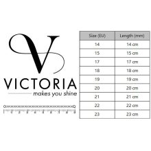 Victoria Arany színű fehér köves karkötő