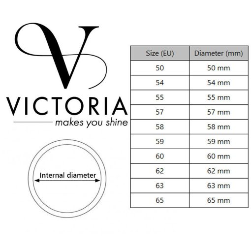 Victoria Rose gold színű fehér köves karkötő