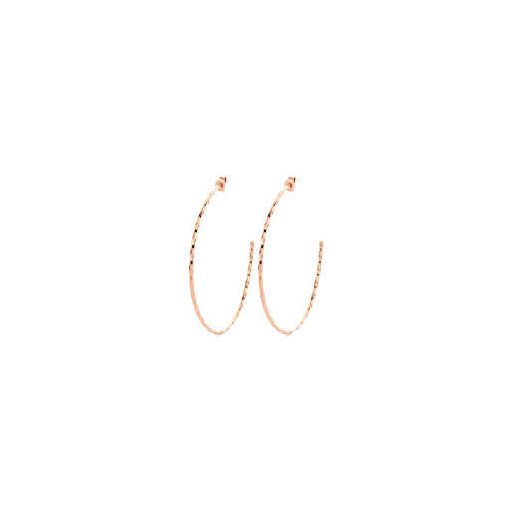 Victoria Rose gold színű karika fülbevaló