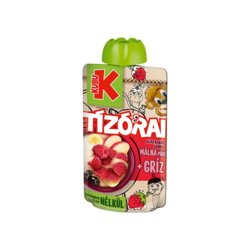 Kubu Tízórai püré 100g - Málna + gríz