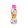 Műanyag kulacs mintás 600ml - Rózsaszín