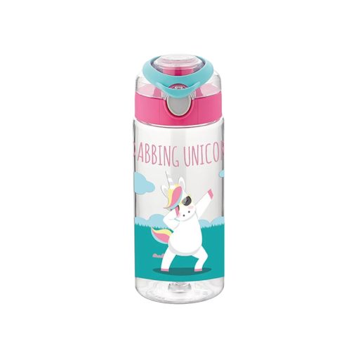 Műanyag kulacs 500ml - Unikornis