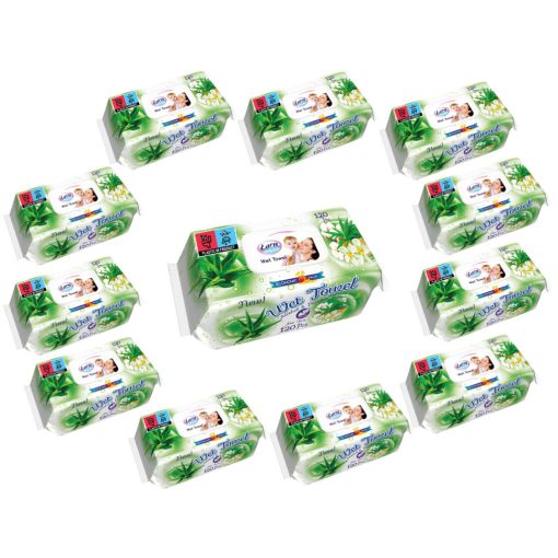 Lara nedves törlőkendő 120db Fedeles - Aloe Vera(12csomag)