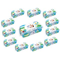 Lara nedves törlőkendő 120db Fedeles - Kamilla(12csomag)