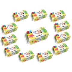   Lara nedves törlőkendő 120db - Grapefruit és Citrom (12csomag)